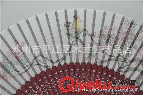 竹節(jié)真絲女扇 蘇州扇子 工藝扇 頭青扇骨 竹節(jié)雕刻真絲女扇
