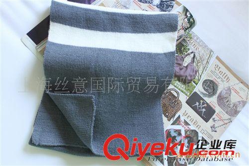 庫存處理 供應批發新款針織羊毛圍巾原始圖片2