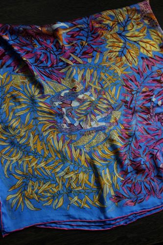 方巾 外貿(mào)dp真絲絲巾秋冬季gdH絲巾家桑蠶絲品牌大方巾廠家批發(fā)原始圖片3