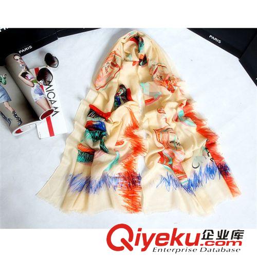 按產(chǎn)品類別分 供應(yīng) 2015秋冬圍巾 5號(hào)經(jīng)典羊毛圍巾新款羊絨圍巾披肩 圍脖原始圖片2