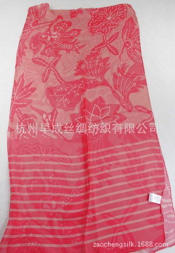 出口訂單圍巾Export Order Scarves 北美訂單VERY VOLLBRACHT品牌真絲長(zhǎng)巾 柔軟大圍巾/披肩203*51CM