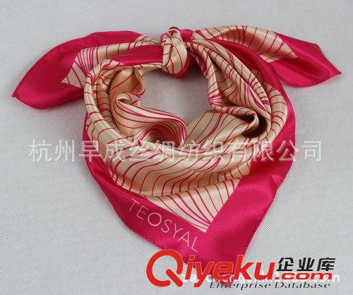 出口訂單圍巾Export Order Scarves TEOSYAL絲巾禮品 外貿(mào)訂單絲巾圍巾 仿真絲色丁數(shù)碼印花方巾72CM原始圖片3