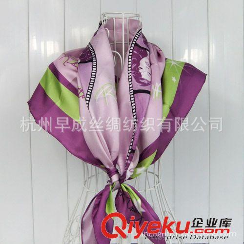 出口訂單圍巾Export Order Scarves 全網(wǎng){dj2}新款外貿(mào)絲巾帶精美包裝 真絲斜紋綢大方巾數(shù)碼噴繪圍巾