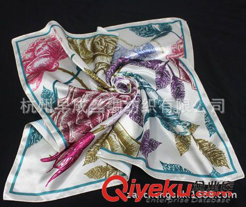 禮儀職業(yè)絲巾Etiquette Scarves 2014春夏新品發(fā)布 出口訂單絲巾圍巾 仿真絲數(shù)碼印花方巾65CM