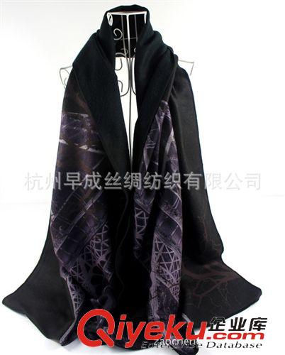 男款圍巾Men's Scarves 秋冬圍巾 溫暖舒適全棉拉絨圍巾披肩 千鳥格圖案圍巾男女通用圍巾