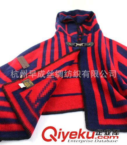 11月上新New Arrival 星星的你熱銷衣服款圍巾毛毯經(jīng)典圍巾 純正真絲羊毛秋冬帶帽披肩原始圖片3