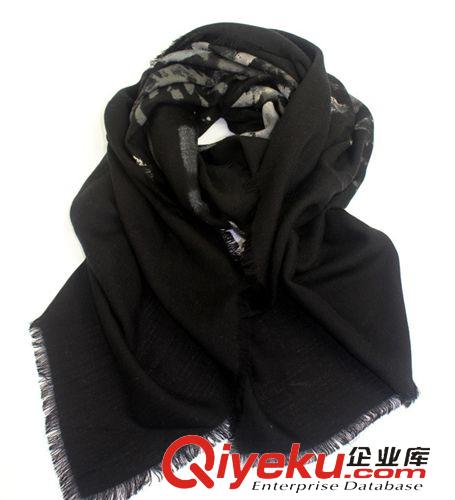 10月上新New Arrival LAMB品牌圍巾出口訂單秋冬款圍巾 100羊毛舒適毛邊方巾披肩140CM原始圖片3