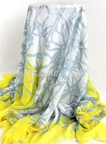 7月上新New Arrival 2014新款田園小清新圍巾披肩 全棉羊絨柔軟手感絲巾圍巾大長巾原始圖片2
