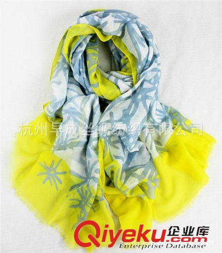 7月上新New Arrival 2014新款田園小清新圍巾披肩 全棉羊絨柔軟手感絲巾圍巾大長巾原始圖片3