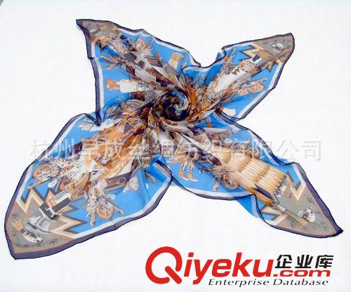 真絲方巾Silk Square Scarves 明星神話款 杭州禮品絲巾定做 {bfb}純真絲印花大方巾圍巾 140CM