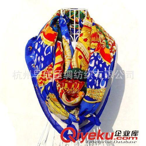真絲方巾Silk Square Scarves 清倉tj秋冬 真絲羊絨大方巾訂單披肩圍巾 頭盔羽毛方巾140厘米原始圖片3