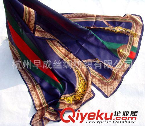 真絲長(zhǎng)巾Silk Long Scarves 3色可選{zx1}G訂單 宮庭鎖鏈款 真絲喬其緞?wù)渲楣鉂砷L(zhǎng)絲巾圍巾披肩