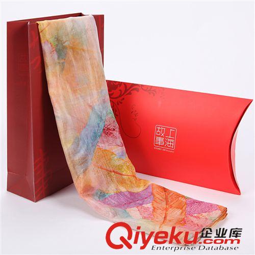 真絲長(zhǎng)巾 上海故事專柜zp圍巾2014秋冬新款女士真絲桑蠶絲絲巾披肩禮物春原始圖片3