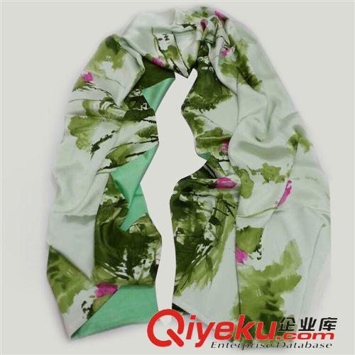 按產(chǎn)品用途分 現(xiàn)貨批發(fā)gd手工刺繡圍巾創(chuàng)意結(jié)婚禮物精美牡丹真絲桑蠶絲絲巾