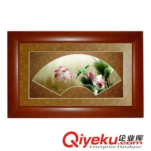 按價(jià)格分 現(xiàn)貨供應(yīng)gd中國(guó)特色精美蘇繡小扇形壁畫gd中國(guó)特色墻壁掛飾