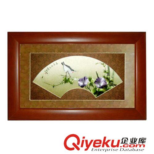 按價(jià)格分 現(xiàn)貨供應(yīng)gd中國(guó)特色精美蘇繡小扇形壁畫gd中國(guó)特色墻壁掛飾