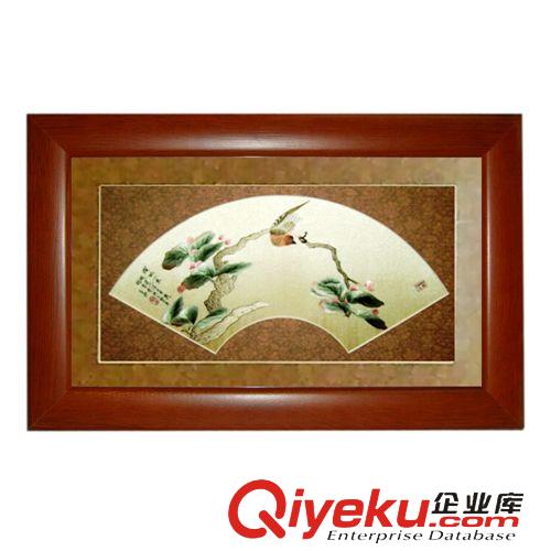 按價(jià)格分 現(xiàn)貨供應(yīng)gd中國(guó)特色精美蘇繡小扇形壁畫gd中國(guó)特色墻壁掛飾