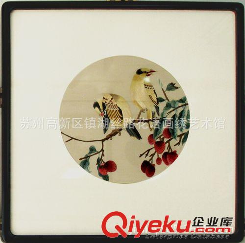 蘇繡禮品系列 蘇州特色百分百tr蠶絲線百分百手工刺繡gd精致蘇繡禮品