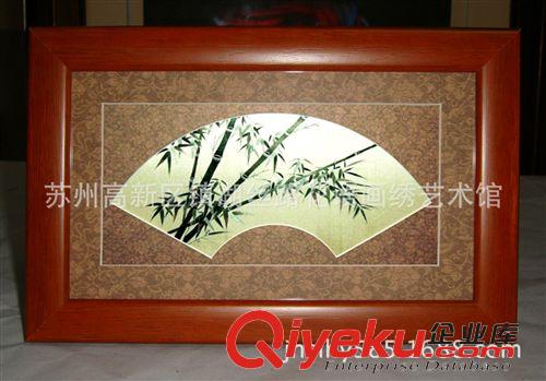 蘇繡禮品系列 蘇州特色手工刺繡精致小扇形花鳥系列商務(wù)禮品公司慶典活動紀(jì)念品