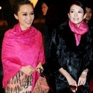 圍巾絲巾披肩 熱賣2014秋冬爆款5號香水瓶 {dj0}羊絨女圍巾 廠家批發