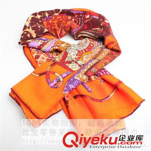 圍巾絲巾披肩 明星dp2014新款 霍思燕同款圍巾女羊毛真絲羊絨絲巾披肩大方巾