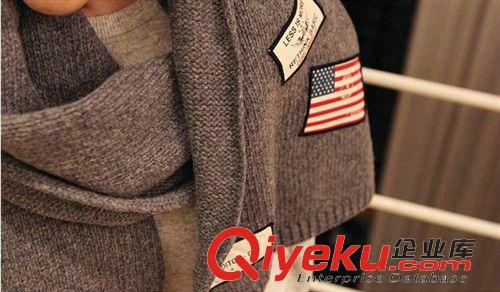 11月份新品 2014 秋冬季新款加厚保暖毛線圍巾明星同款 廠家圍巾批發(fā)原始圖片2