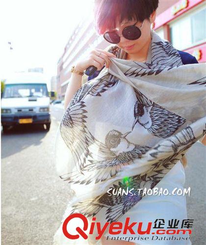 11月份新品 2013韓國秋冬新款 棉質(zhì)絲巾 圍巾 披肩 沙灘巾 批發(fā)
