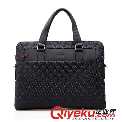 mp皮具 2014新款品牌男包男士手提包zp商務(wù)公文包頭層牛皮單肩斜跨包包原始圖片2
