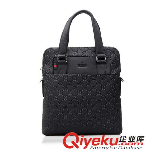 mp皮具 2014新款品牌男包男士手提包zp商務(wù)公文包頭層牛皮單肩斜跨包包原始圖片3