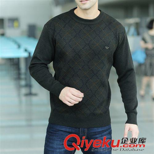 gd阿瑪尼服飾 品牌男裝2014秋冬新款男士毛衣加厚商務男式羊毛衫冬季男款打底衫