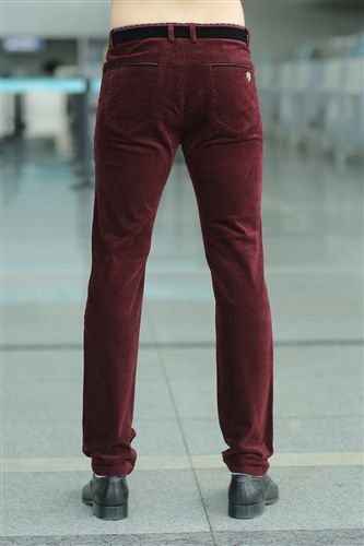 gd阿瑪尼服飾 品牌男裝新款秋冬男式休閑褲純棉直筒褲中老年男士修身長褲子男褲原始圖片3