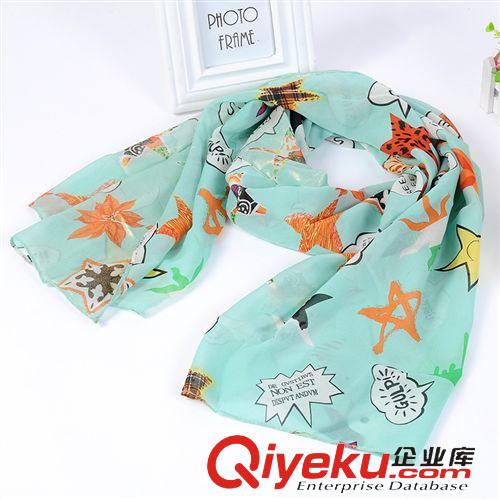 熱銷產(chǎn)品 2014秋冬新款大圍巾韓國(guó)女長(zhǎng)款雪紡圍巾百搭紗巾義烏廠家批發(fā)原始圖片2