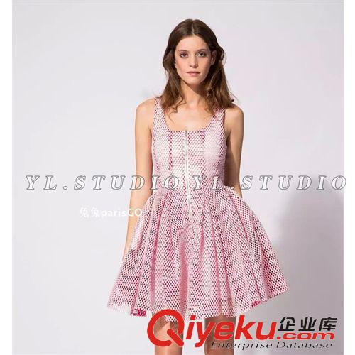 每期新品連載點擊 【定金】15早春Maje 超美淡粉色 網狀 超蓬超美連衣裙