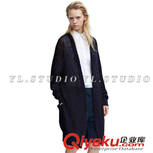 每期新品連載點擊 定金2015春款acne bernike馬海毛亞麻套頭開衫針織寬松女廠家直銷