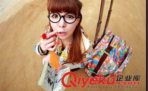 時尚眼鏡 阿拉蕾眼鏡 圓形眼鏡框架批發 可愛新潮非主流女眼鏡架 Q0029原始圖片3