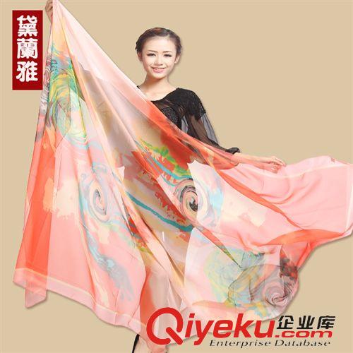 2015年印花新款 2014新款印花絲巾 愛的漩渦 斜紋仿真絲 絲巾印花 絲巾批發(fā)韓版
