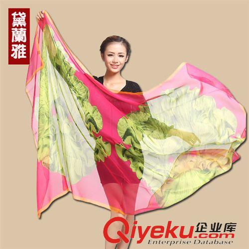 2015年印花新款 2015爆款印花圍巾廠家直銷 上海故事同款圍巾廠 披肩和圍巾兩用