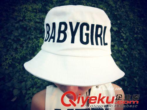 7月新款 淘寶爆款 帽子女士 2014韓版新款BABYGIRL純棉漁夫帽 韓國(guó)帽子