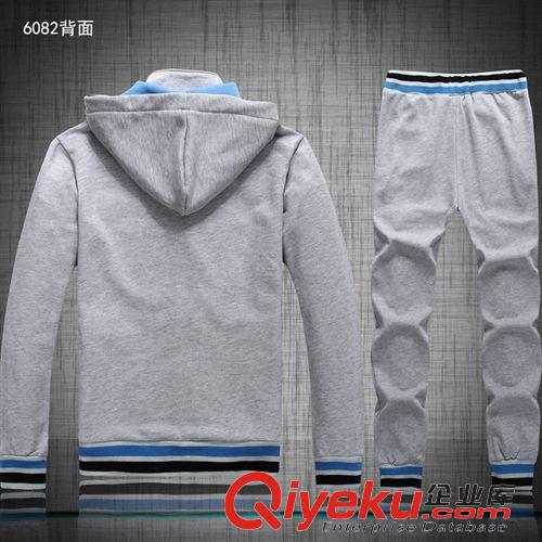 2014年新款發(fā)布 零風(fēng)險(xiǎn)微信代發(fā)外貿(mào)高檔精品運(yùn)動(dòng)男裝純棉拼色衛(wèi)衣衛(wèi)褲休閑套裝原始圖片3