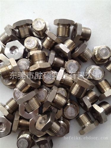 易熔塞 外六角，內一字解易熔塞，規(guī)格M16*1.5 ,各種規(guī)格易熔塞