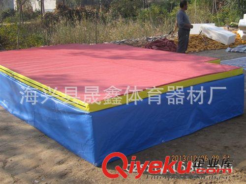 散打、拳擊臺、體操墊系列 體育器材廠供應優質背躍式跳高墊（質保8年）5*3*0.8m
