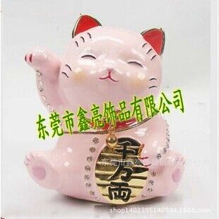 饰品加工系列 合金招财小猫咪存钱盒 首饰盒 饰品加工 工艺品 定制