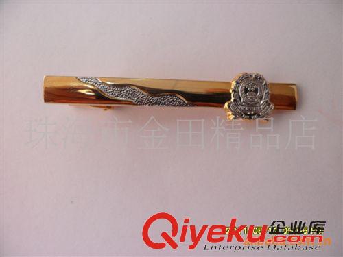 E.男士飾品：領帶夾、袖扣、錢幣夾 gd個性定做雙色電鍍24K金和白金領帶夾男士飾品禮品