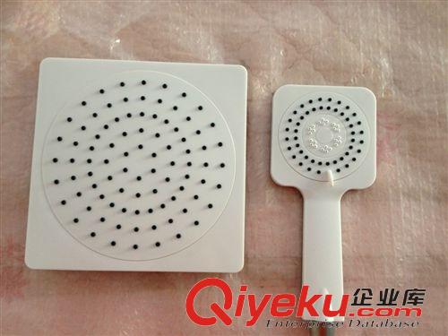 花灑套裝 新款 單功能 方形 白面花灑套裝