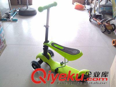 活力板 兒童滑板車3輪 嬰兒學(xué)步車 三合一滑板車 可坐 多功能 三輪 包郵原始圖片2