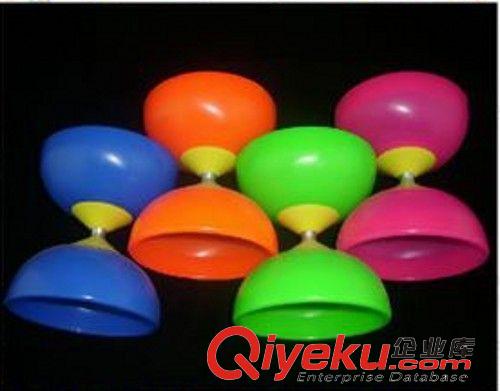 小健身器材 大號(hào)皮碗空竹專賣 雙頭空竹扯鈴 送桿線 耐摔適合初學(xué)者