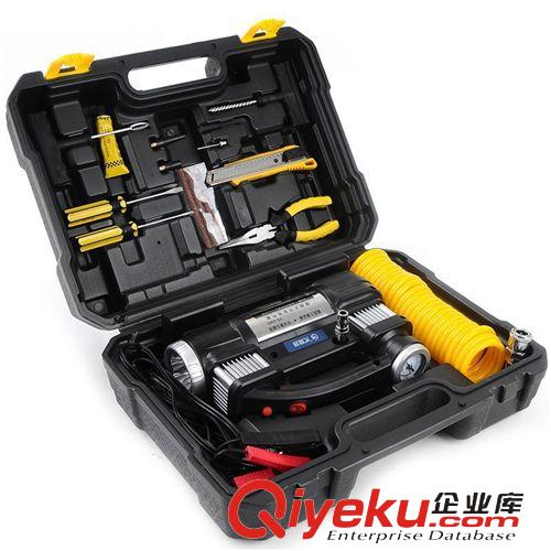 尤利特系列 批發 金屬30雙缸車載充氣泵帶工具箱組合 一件起批原始圖片3