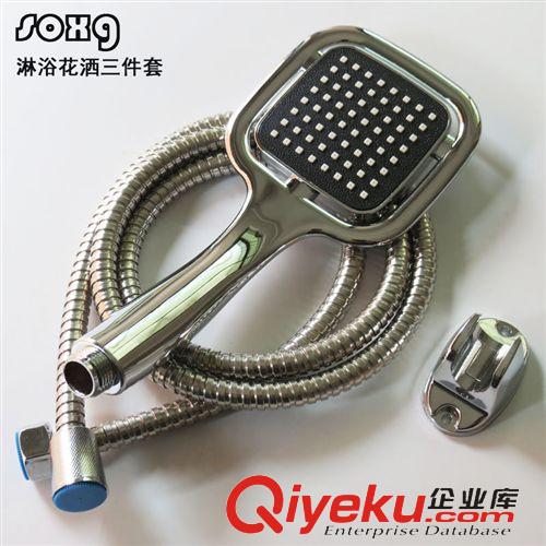 單功能花灑 soxg索想衛浴單功能電鍍鉻ABS長方形防堵塞淋浴花灑