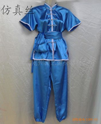 中式武术服 纺丝太极服 zmpp获奖企业 出口特制产品 中式武术服