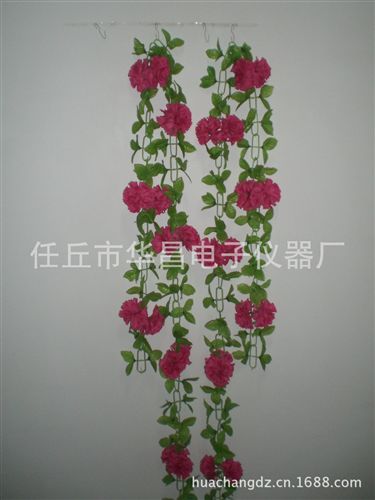 花藤，花鏈 生產(chǎn)批發(fā)風(fēng)信子花l藤，人造塑料仿真花藤條鏈，祭祀用盆景盆栽花原始圖片3